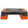 Степ-платформа USA Style LEXFIT 63х25х24(13) см Чорно-жовтогаряча (LKSP-1007)