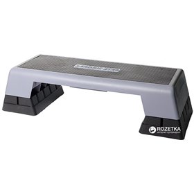 Степ-платформа HSF Aerobik Step Чорно-сіра (HS 5008TR)