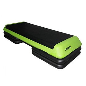 Степ-платформа регулируемая LS3168E LiveUp Черно-салатовый (56396079)