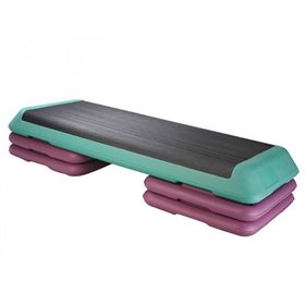 Степ-платформа регулируемая LS3168E LiveUp Бирюзово-фиолетовый (56396079)