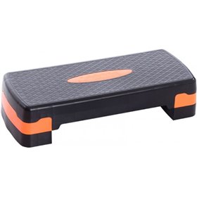 Степ-платформа LiveUp Power Step 68x28x10 см Black-Orange (LS3168A)