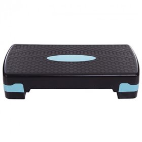 Степ-платформа для тренувань 67x27x10/15 см чорна FI-1571