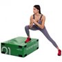 Бокс пліометричний м'який набір Zelart PLYO BOXES FI-3634 3шт 90х75х30/45/60см зелений, синій, червоний