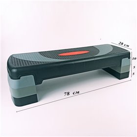 Степ-платформа FitMagic (78x29x10см/15см/20см) 3-ступінчаста степ-дошка для фітнесу та аеробіки