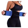 Пояс для схуднення Hot Shapers Power Belt на липучці блакитний, розмір L (SV1115)