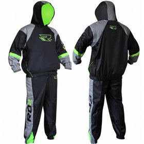 Костюм для схуднення з капюшоном RDX Green 2XL