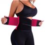 Пояс для схуднення на липучці Hot Shapers Power Belt стягуючий Рожевий, розмір XXXL (18650)