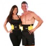 Пояс для схуднення на липучці Hot Shapers Power Belt стягуючий Чорно-жовтий, розмір XXL