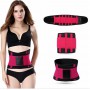 Пояс SUNROZ Hot Power Belt для схуднення XXXL Чорно-Рожевий