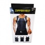 Чоловічий жилет для схуднення на блискавці Zipper Vest