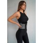 Пояс-корсет для підтримки спини Power System PS-6031 Waist Shaper Grey L/XL