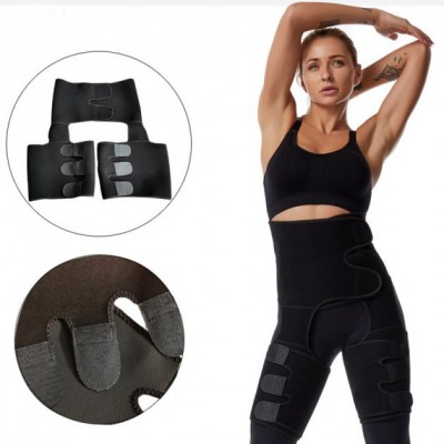 Пояс для схуднення та корекції фігури Adjustable One Piece Waist Band Black L\XL