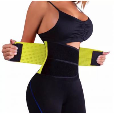 Стягуючий пояс для схуднення корсет Hot Shapers Power Belt Yellow Size XL