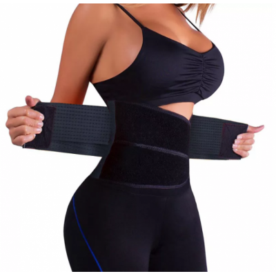 Стягуючий пояс для схуднення корсет Hot Shapers Power Belt Black Size XXXL