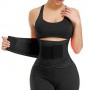 Стягуючий пояс для схуднення корсет Hot Shapers Power Belt Black Size XXXL