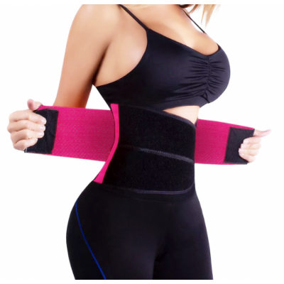 Стягуючий пояс для схуднення корсет Hot Shapers Power Belt Rose Size XXL