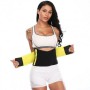 Пояс для схуднення Hot Shapers Power Belt на липучці для корекції фігури (Розмір S) Чорний-жовтий