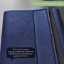 Пояс для схуднення живота та боків пояс сауна для жінок та чоловіків SUNEX Неопрен 30 x 100 см синій АН-3052