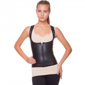 Майка для схуднення з ефектом Sibote ST-2118 3XL чорний