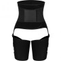 Пояс для схуднення живіт та стегна Waist Trainer WH1 XXL/3XL Чорний (WH1-B3XL)