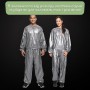 Ефективний костюм-сауна для схуднення Весогонка-термокостюм Sauna Suit Сірий (В-КА25) 2XL