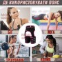 Пояс для фитнеса WAIST BAND Утягивающий костюм 2в1 пояс + шорты для коррекции фигуры – корсет для похудения живота и бёдер Чёрны