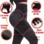 Пояс для фитнеса WAIST BAND Утягивающий костюм 2в1 пояс + шорты для коррекции фигуры – корсет для похудения живота и бёдер Чёрны