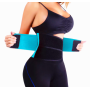 Стягуючий пояс для схуднення корсет Hot Shapers Power Belt Blue Size XXL