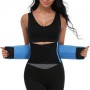 Стягуючий пояс для схуднення корсет Hot Shapers Power Belt Blue Size XXL