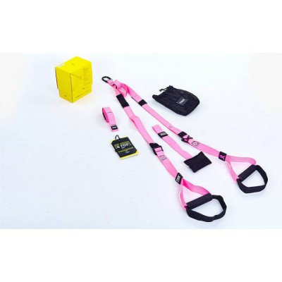 Петлі TRX PRO PACK HOME PINK P3 FI-3726-P Чорний-рожевий (MR04632)