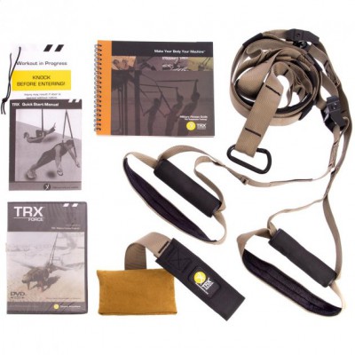 Петлі підвісні для функціонального тренінгу Zelart TRX Force Kit 3722-01 Khaki