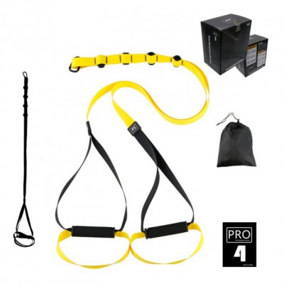 Петлі TRX для функціонального тренінгу U-Power Training System PRO P3-4 Yellow (U40001)