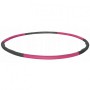 Обруч масажний Hula Hoop SportVida 100 см 1.2 кг SV-HK0156-2 Grey/New Pink