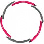 Обруч масажний Hula Hoop SportVida 100 см 1.2 кг SV-HK0156-2 Grey/Pink