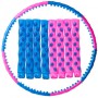 Обруч масажний хула хуп Hula Hoop MAGNETIC SP-Planeta 6008 діаметр 105 см Pink-Blue