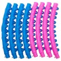 Обруч масажний хула хуп Hula Hoop MAGNETIC SP-Planeta 6008 діаметр 105 см Pink-Blue