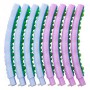 Обруч масажний хула хуп Hula Hoop MAGNETIC Technogym 6019 діаметр 110 см Pink-Blue-Green