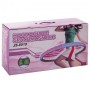 Обруч масажний хула хуп Hula Hoop MAGNETIC Technogym 6019 діаметр 110 см Pink-Blue-Green