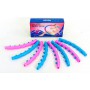 Обруч масажний хула хуп Hula Hoop MAGNETIC SP-Planeta 6011 діаметр 93 см Pink-Blue