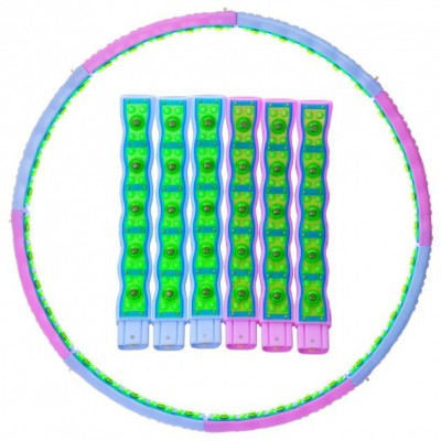 Хулахуп Магнітний Обруч Super Wide посилений магніт 200 масажних елементів