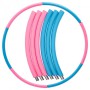 Обруч масажний хула хуп Hula Hoop SP-Planeta Sport 6015 діаметр 48 см Pink-Blue