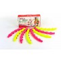 Обруч масажний хула хуп Hula Hoop MAGNETIC SP-Planeta Sport 6013 діаметр 100 см Pink-Yellow