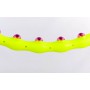 Обруч масажний хула хуп Hula Hoop MAGNETIC SP-Planeta Sport 6013 діаметр 100 см Pink-Yellow