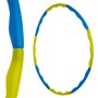 Обруч масажний хула хуп Hula Hoop SP-Planeta Sport FI-1556 діаметр 90 см Yellow-Blue