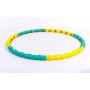 Обруч масажний хула хуп Hula Hoop SP-Planeta Sport 1358 діаметр 90 см Green-Yellow