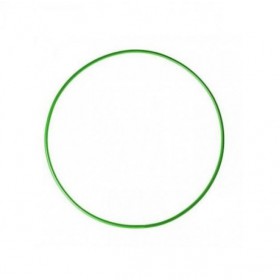 Обруч гімнастичний металл SportReal 90 см зелений