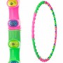 Обруч масажний Хула Хуп SP-Planeta Hula Hoop DOUBLE GRACE MAGNETIC JS-6005 Pink/Green (PS00575)