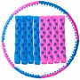 Обруч масажний Хула Хуп SP-Planeta Hula Hoop DOUBLE GRACE MAGNETIC JS-6008 Pink/Blue (PS00576)