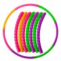 Складаний Обруч Хула Хуп Hula Hoop в кольоровій картонній коробці FI-154164 Multi-colored (PS00588)