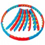 Обруч масажний Хула Хуп SP-Planeta Hula Hoop DOUBLE GRACE MAGNETIC JS-6003 Blue/Red (PS00574)